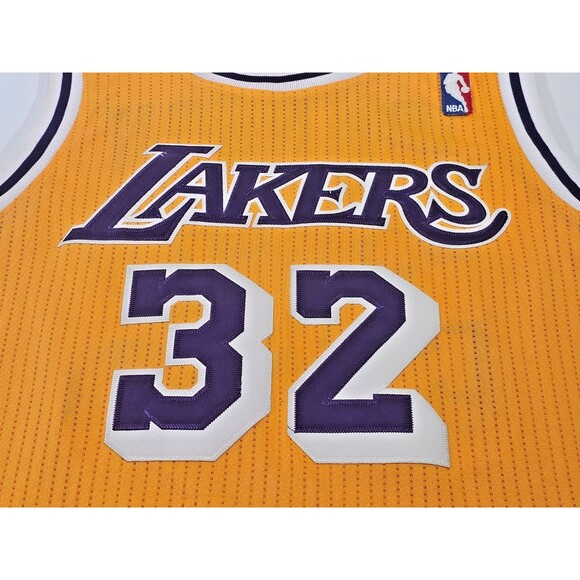 Mitchell & Ness Mens L Los Angeles Lakers Retro Magic Johnson #32 Jersey EUC - Picture 3 of 5